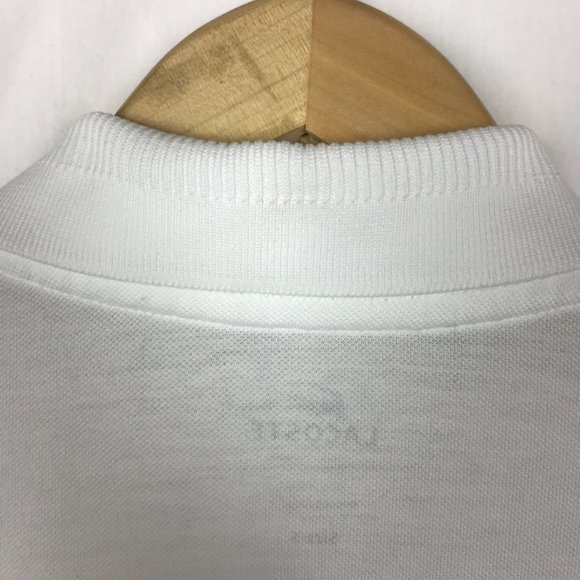 Lacoste White Regular Fit Polo L (Size 5) - Picture 4 of 10